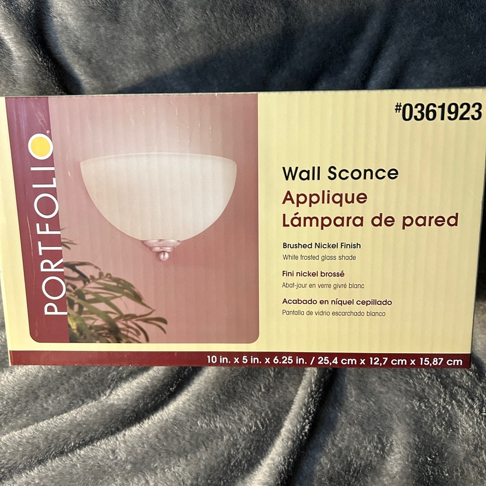 White Wall Sconce